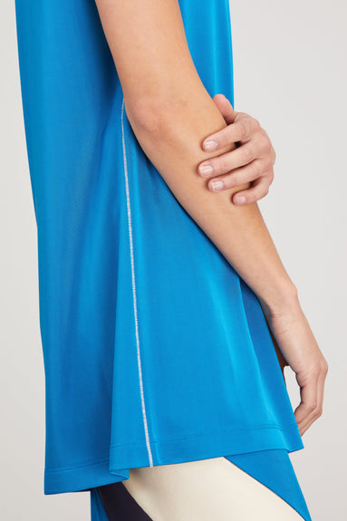 Marni Tops Loose Fit Crewneck Top in Royal