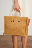 Marni Top Handle Bags Small Basket Bag in Raw Sienna Natural Marni Small Basket Bag in Raw Sienna Natural