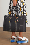 Marni Top Handle Bags Small Travel Bag in Black/Silk White/Gold Marni Small Travel Bag in Black/Silk White/Gold