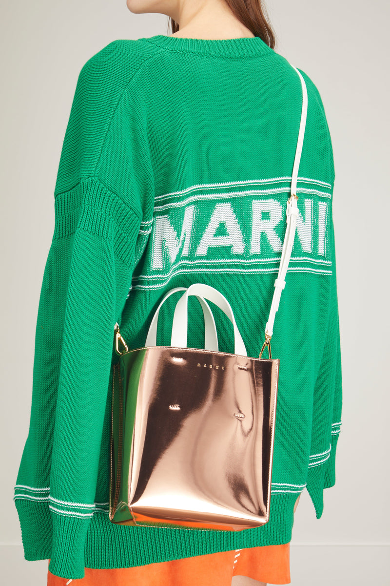 Marni: Orange & Pink Large Shopping Tote