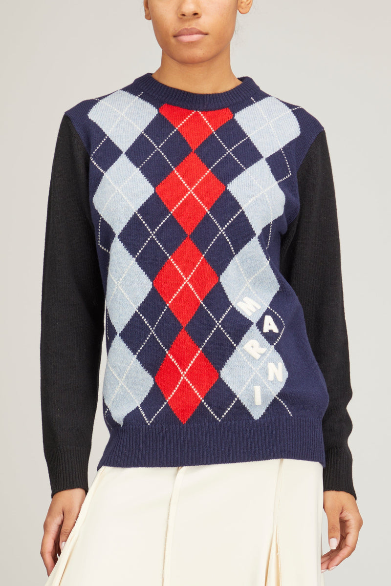 Marni Round Neck Sweater in Ultramarine – Hampden Clothing