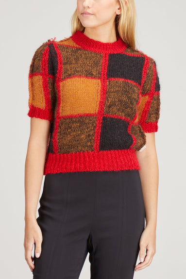 Marni Sweaters Roundneck Sweater in Tulip Marni Roundneck Sweater in Tulip