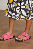 Marni Sandals Sandal in Fuchsia Fluo and Gold Marni Sandal in Fuchsia Fluo and Gold