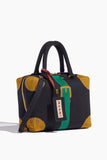 Marni Top Handle Bags Small Cubic Handbag in Black/Sea Green/Gold Marni Small Cubic Handbag in Black/Sea Green/Gold