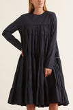 Merlette Clothing Essaouira Dress in Navy