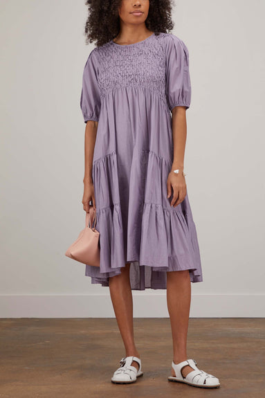 Merlette Dresses Vallarta Dress in Lavender Ash