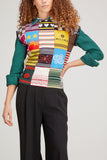 Meryll Rogge Tops Boat Neck Vest in Multicolor