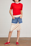 Meryll Rogge Skirts Denim Skirt in Washed Blue