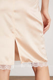 Meryll Rogge Skirts Slip Skirt with Lace in Nude