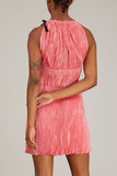 Minuit Dresses Short Tulip Dress in Pink