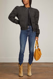 MOTHER Jeans High Waisted Looker Jean in Teaming Up MOTHER High Waisted Looker Jean in Teaming Up