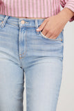 MOTHER Jeans The Mid Rise Dazzler Flood Jean in Sweet Petals MOTHER The Mid Rise Dazzler Flood Jean in Sweet Petals