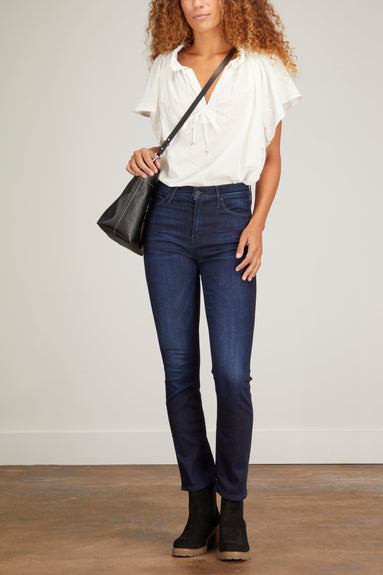 MOTHER Jeans The Mid Rise Dazzler Ankle Jean in Now or Never MOTHER The Mid Rise Dazzler Ankle Jean in Now or Never