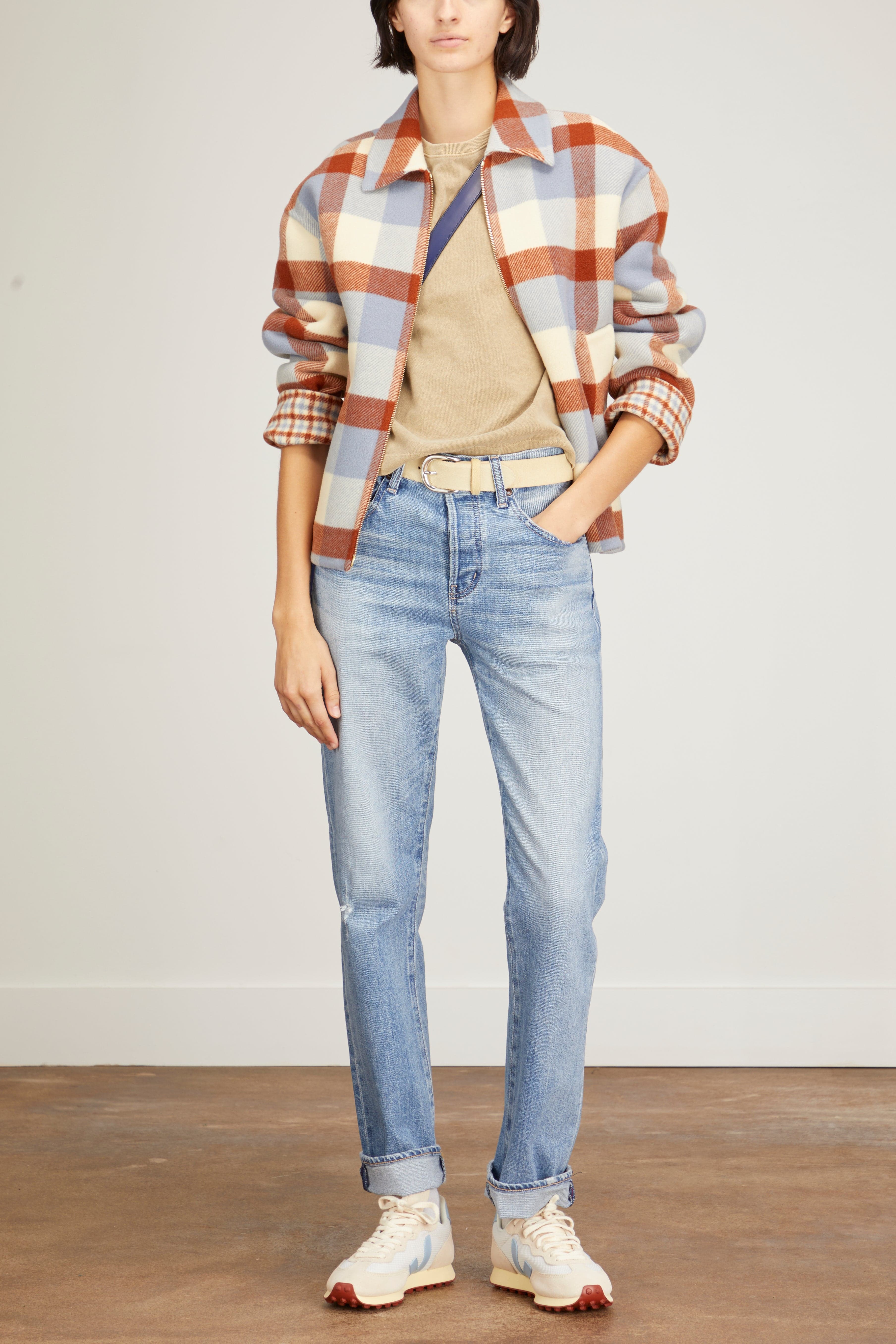 Moussy Jeans Gibraltar Straight Jean in Blue