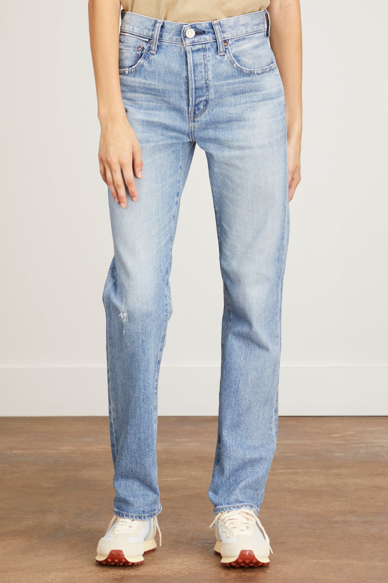 Moussy Gibraltar Straight Jean in Blue – Hampden Clothing