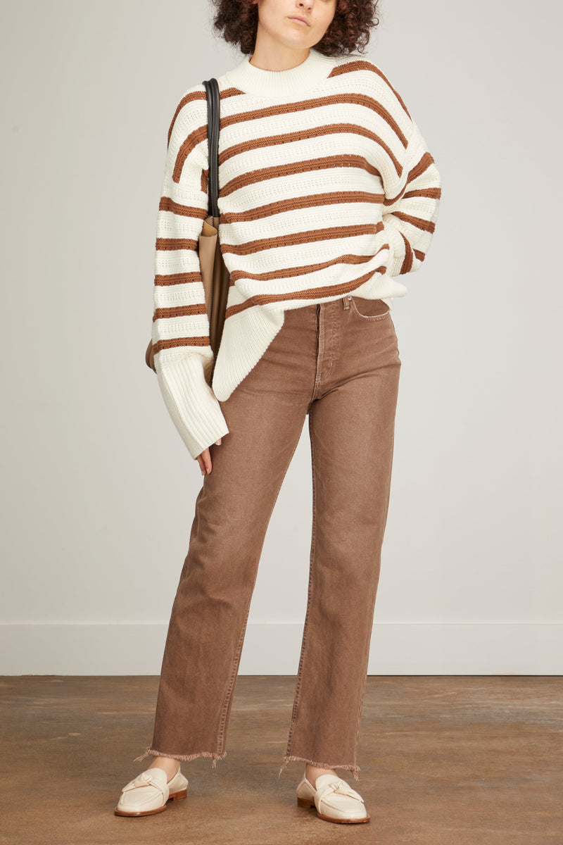 Moussy Romulus Wide Straight Jean in Brown – Hampden Clothing