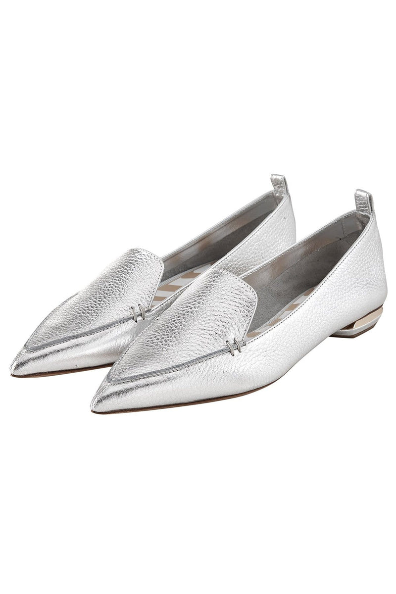 Beya Loafer in Silver – Hampden Clothing