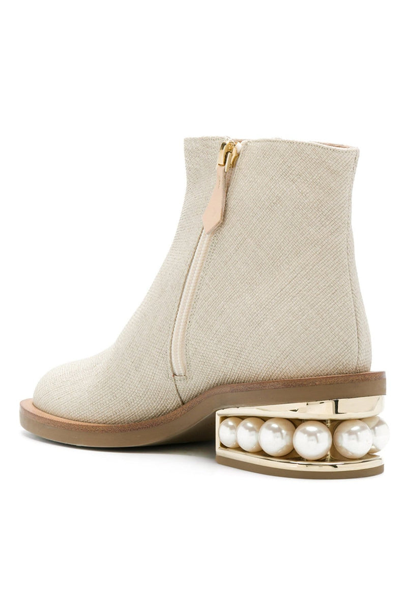 Casati Pearl Ankle Boots in Natural – Hampden Clothing