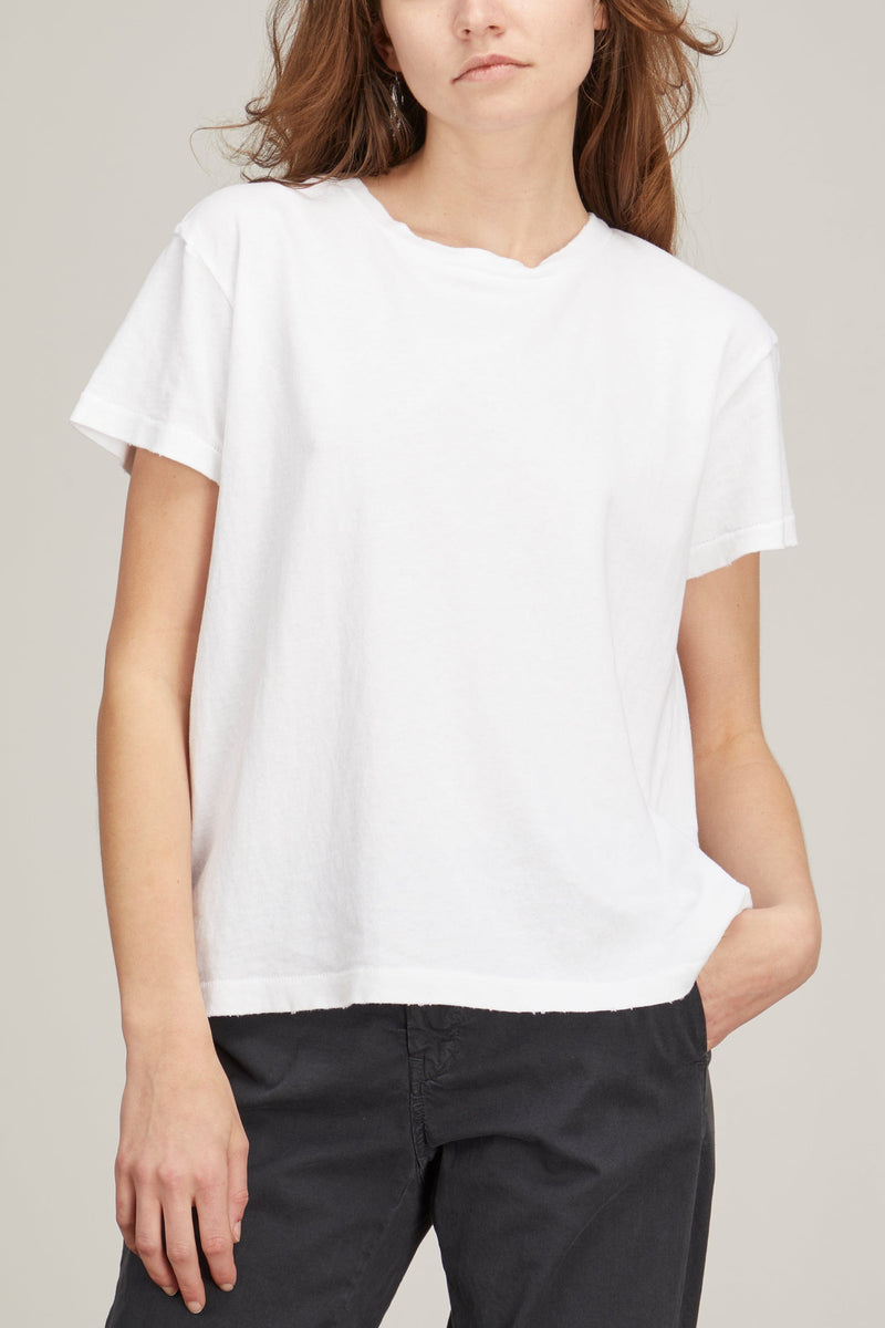 Nili Lotan Brady Tee in White – Hampden Clothing