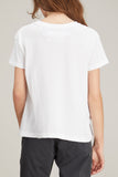 Nili Lotan Tops Brady Tee in White Nili Lotan Brady Tee in White