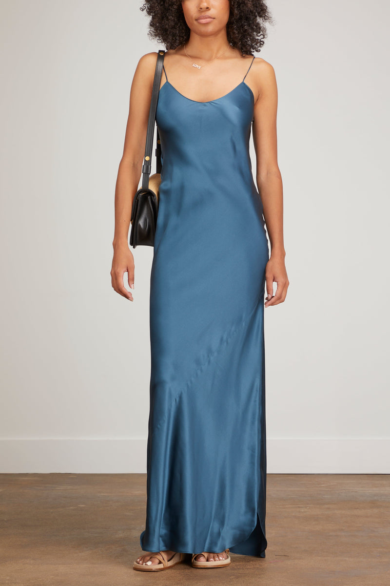 Nili Lotan Cami Gown in Teal – Hampden Clothing