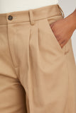 Nili Lotan Pants Flavie Pant in Khaki