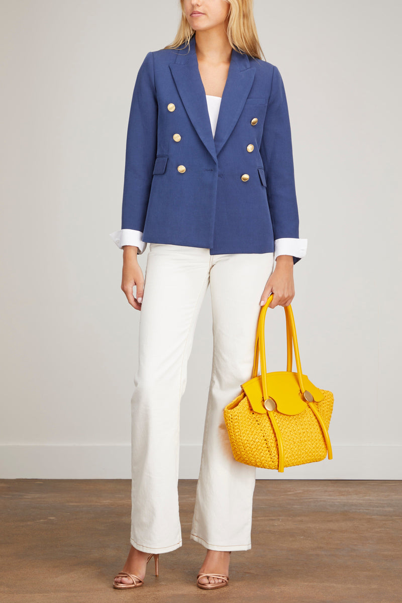 Nili Lotan Henry Jacket in Cobalt Blue – Hampden Clothing