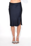 Nili Lotan Clothing Lillie Skirt in Dark Navy