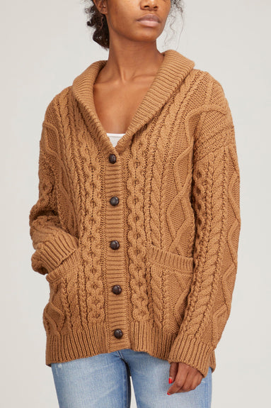 Nili Lotan Sweaters Merlyn Cardigan in Camel