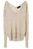 Nili Lotan Clothing Nina Sweater in Almond