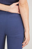 Nili Lotan Pants Cropped Corette Pant in Cobalt Blue