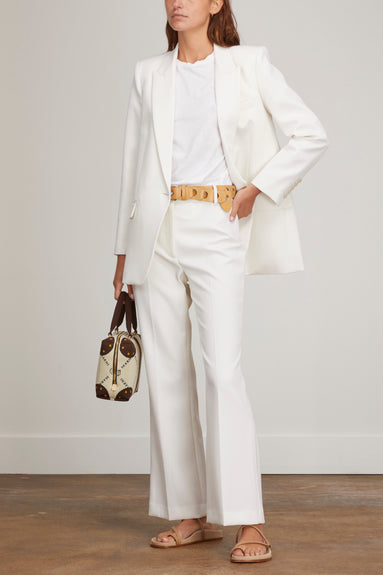 Nili Lotan Tops Diane Blazer in White