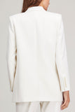 Nili Lotan Tops Diane Blazer in White