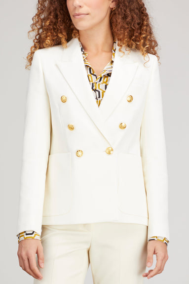 Nili Lotan Jackets Nathalia Jacket in Ivory