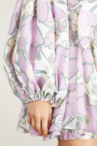 No Pise La Grama Dresses Carta Y Letra Dress in Orquidea De Sal Print