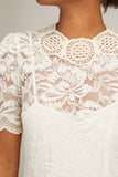 Paco Rabanne Dresses Robe Mid Length Dress in Ivory