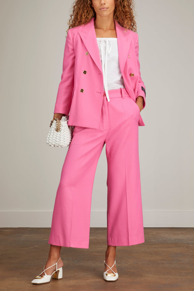 Patou Iconic Double Breasted Jacket in Darling Pink – Hampden Clothing