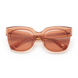 Chimi Accessories #008 Clear Sunglasses in Peach