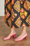 Pedro Garcia Heels Eladia Heel in Rose Satin Pedro Garcia Eladia Heel in Rose Satin