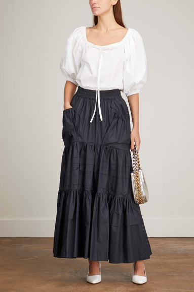 Plan C Skirts Long Skirt in Navy Plan C Long Skirt in Navy