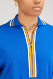 Plan C Tops Polo Shirt in Bluette