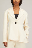 Proenza Schouler Jackets Cotton Wool Jacquard Blazer in Canvas