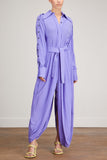 Proenza Schouler Dresses Crepe Jersey Shirt Dress in Violet