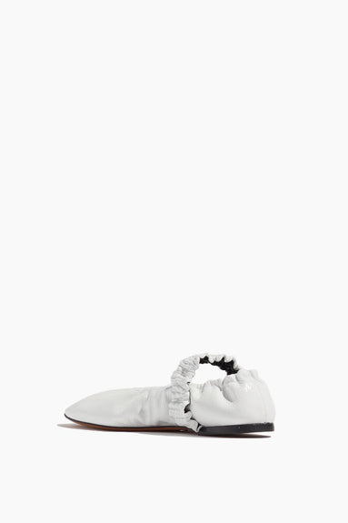 Proenza Schouler Shoes Flats Glove Stretch Mary Jane Flat in Optic White Proenza Schouler Shoes Glove Stretch Mary Jane Flat in Optic White