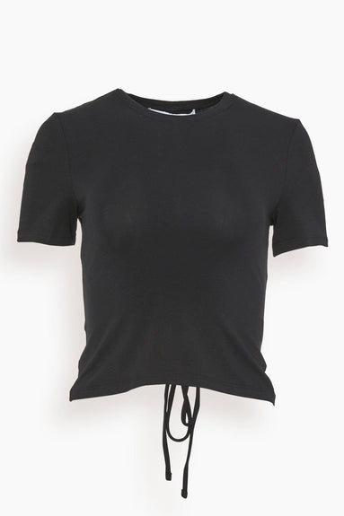 Proenza Schouler White Label Tops Jersey T-Shirt in Black