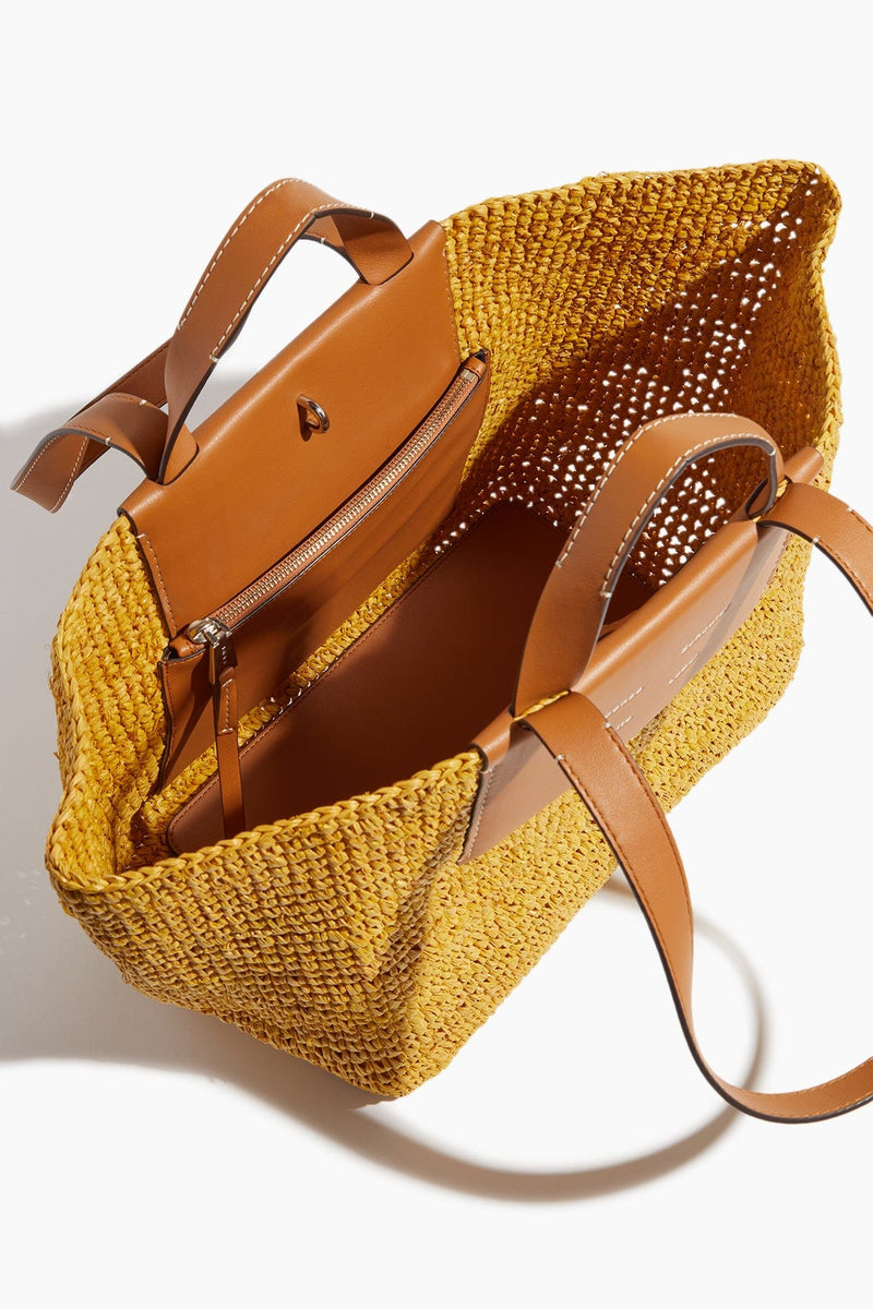 White Label Morris Large Raffia Tote in Brown - Proenza Schouler