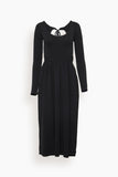 Proenza Schouler White Label Dresses Long Sleeve Knit Dress in Black Proenza Schouler White Label Long Sleeve Knit Dress in Black