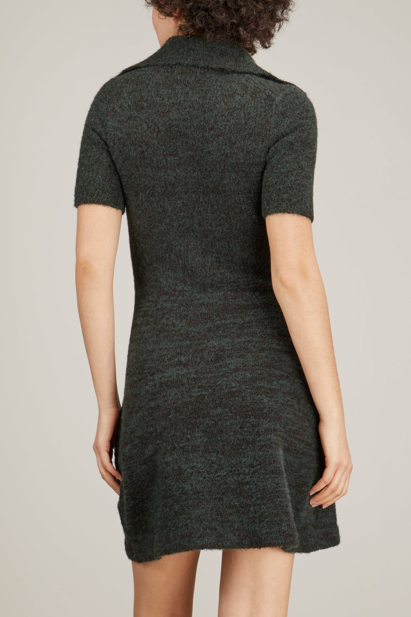 Pop Monogram Damier Knit Dress - Luxury Grey
