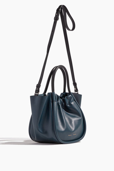 Proenza Schouler Cross Body Bags Small Ruched Crossbody Tote in Slate Proenza Schouler Small Ruched Crossbody Tote in Slate