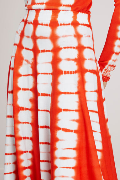 Proenza Schouler Skirts Tie Dye Knit Skirt in Red Multi